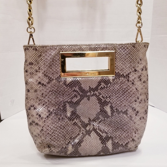 Michael Kors Handbags - Michael Kors Patent Snakeskin Leather Bag